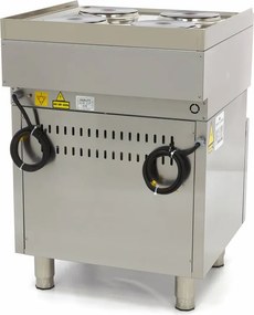 Commercial Grade Stove - 4 Burners - Electric - Double Unit - 60cm Deep - with Oven