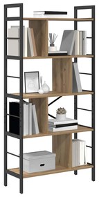 vidaXL Ράφι Βιβλίων Artisan Oak 75 x 30 x 156 εκ. Επεξεργασμένο ξύλο