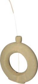 Βάζο ArteLibre Καφέ Κεραμικό 27x5.6x30.5cm