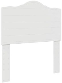 vidaXL Κεφαλάρι με κεφαλάρι Λευκό 75 cm Επεξεργασμένο ξύλο