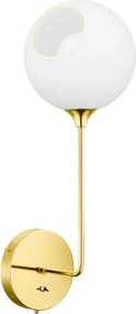Απλίκα Τοίχου Ballroom The Wall Ø25cm Λευκό και Χρυσό