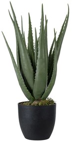 Τεχνητό Φυτό Σε Γλάστρα Aloe 20066 65cm Green Globostar Polyethylene