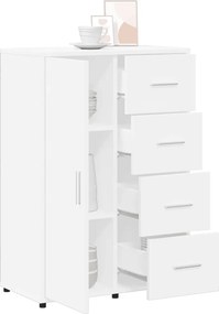 vidaXL Βοηθητικά Ντουλάπια 2 τεμ. Λευκό 60x31x84 εκ. Επεξεργ. Ξύλο