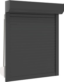 vidaXL Ρολό εισόδου Ανθρακί 70 x 100 cm Αλουμίνιο και Πολυουρεθάνη