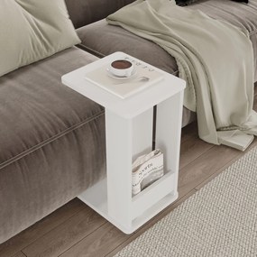 Βοηθητικό Τραπεζάκι Λευκό FRALUL 32x55x42