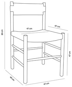 CABO ΚΑΡΕΚΛΑ ΦΥΣΙΚΟ 47x49xH80cm