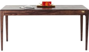 Τραπέζι Brooklyn Walnut  Ξύλο Καφέ 200x100x76εκ - Ξύλο/Ρατταν/Nature