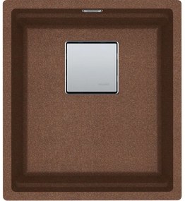 Franke Kubus 2 KNG 110-37 Copper Gold Υποκαθήμενος Γρανιτένιος Νεροχύτης 45cm