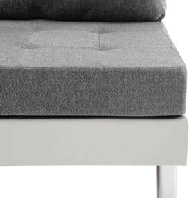 vidaXL Καναπές Λευκό Δερματίνη