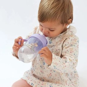 Παγούρι Με Καλαμάκι 300ml Kiokids Lavender Bunny 5370