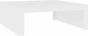 vidaXL Τραπεζάκι Σαλονιού Λευκό 100x100x35 εκ. Επεξ. Ξύλο