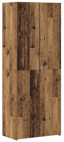 vidaXL Μπουφές Παλιό Ξύλο 70x42.5x185 εκ. Μηχανικό Ξύλο