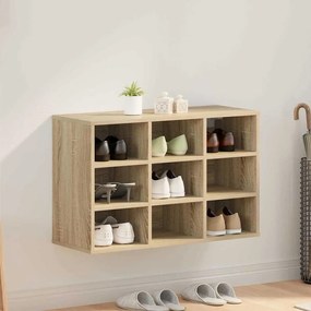 vidaXL Ντουλάπα Παπουτσιών με ράφι Sonoma Δρυς 77.5 x 30 x 51 εκ.