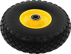 vidaXL Ρόδες για Καρότσια 2 τεμ. 3.00-4 (260x85) Συμπαγής Πολυουρεθάνη