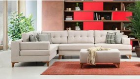 Stewehome Γωνιακός καναπές με κρεβάτι μοντέρνου στιλ