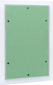 vidaXL Πάνελ Πρόσβασης Πράσινο και Ασημί 35 x 45 εκ