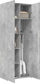 vidaXL Ντουλάπι Γκρι Σκυροδέματος 70x42,5x185 εκ. Επεξεργασμένο Ξύλο