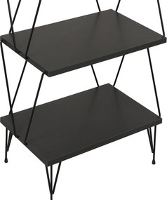 Βιβλιοθήκη Balaban 48x31x165εκ - Ανθρακί