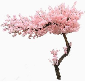 Τεχνητό Δέντρο Κερασιά Blossom NP0001_200 Ύψος 200cm Pink-Brown New Plan Πλαστικό, Ύφασμα