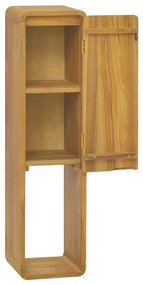 vidaXL Ντουλάπι Μπάνιου Επιτοίχιο 25x25x100 εκ. από Μασίφ Ξύλο Teak