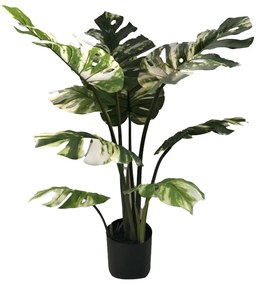 Διακοσμητικό φυτό Monstera I σε γλάστρα Inart πράσινο pp Υ90εκ