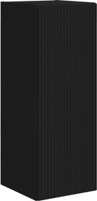 vidaXL Επιτοίχιο 6 pcs Μαύρο