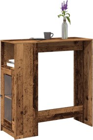 vidaXL Τραπέζι Μπαρ με Ράγες 101x40x103,5 εκ. Επεξεργ. Ξύλο