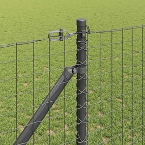 vidaXL Στύλος Περιφράξεων Άλλο 26 pcs Ασημί 3.2 x 3.2 x 140 εκ Ατσάλι