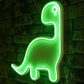 Διακοσμητικό Φωτιστικό Τοίχου Dino The Dinosaur 395NGR2246 40x2x40cm Led 570lm 36W 3200K Green Wallity