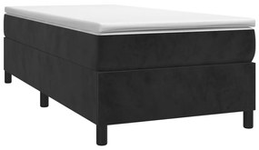 ΚΡΕΒΑΤΙ BOXSPRING ΜΕ ΣΤΡΩΜΑ ΜΑΥΡΟ 90X190 ΕΚ. ΒΕΛΟΥΔΙΝΟ 3144653