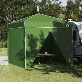 vidaXL Σκηνή Canopy Pop-up Πράσινο 250 x 250 cm ύφασμα