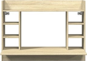 vidaXL Γραφείο Τοίχου Sonoma Δρυς 105x48x75 εκ. από Επεξεργασμένο Ξύλο