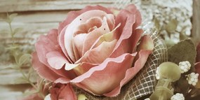 Εικόνα κομψό vintage τριαντάφυλλο - 100x50