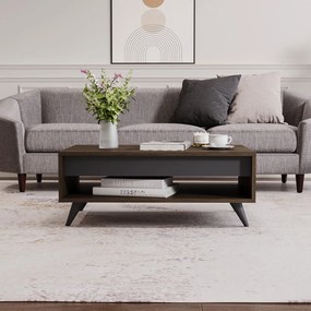 Τραπεζάκι Σαλονιού Καρυδί CLUZE 90x60x38