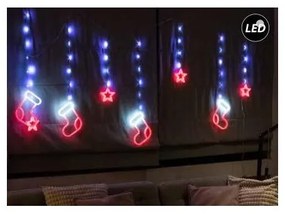 Λαμπάκια Κουρτίνα 612 LED 3,6W Διάφανο ΙΡ44 0,52x3m Μπότες Αστέρια 27-00395 Panagoulas-27-00395-Διάφανο 27-00395