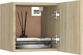 vidaXL Κομοδίνο Sonoma Δρυς 30,5 x 30 x 30 εκ. από Επεξ. Ξύλο