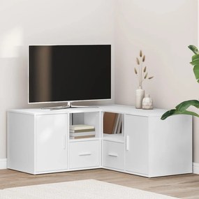 vidaXL Ντουλάπι Γωνιακό Λευκό 160x40x45 εκ. από Επεξ. Ξύλο