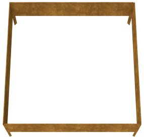 vidaXL Ζαρντινιέρα 100 x 100 x 41 εκ. από Ατσάλι Σκληρυθέν στον Αέρα