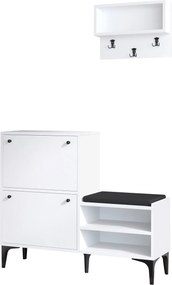 Shoe Cabinet Fredy White
Black