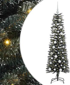 vidaXL Τεχνητό Χριστουγεννιάτικο Δέντρο με 150 LED Πράσινο 150 cm