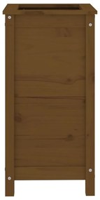 vidaXL Ζαρντινιέρα Μελί 40 x 40 x 78 εκ. από Μασίφ Ξύλο Πεύκου