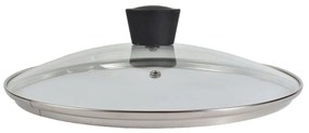 Καπάκι Μαγειρικών Σκευών Magma 01-6181 Φ26cm Γυάλινο Clear Estia Glass