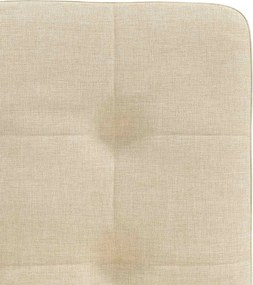 vidaXL Καρέκλες Τραπεζαρίας 2 τεμ. Κρεμ Υφασμάτινες