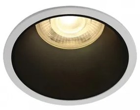 Σποτ Φωτιστικό Οροφής Χωνευτό GU10 50W IP20 Ασπρόμαυρο Z10105-AD Zambelis-Z10105-AD-Μαύρο-Λευκό Z10105-AD