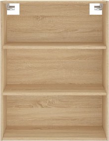 vidaXL Ντουλάπι Sonoma δρυς 69,5 x 34 x 180 εκ. από Επεξεργασμένο Ξύλο