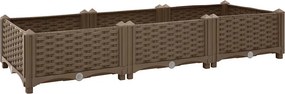 vidaXL Ζαρντινιέρα 120 x 40 x 23 εκ. από Πολυπροπυλένιο