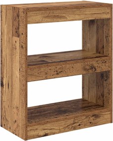 vidaXL Βιβλιοθήκη 2 επιπέδων 60 x 30 x 72 εκ. Επεξεργασμένο Ξύλο