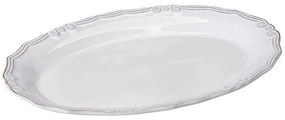 Πιατέλα Οβάλ Tiffany RSW105K6 34x22cm White Espiel Clay