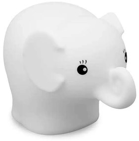 Φωτιστικό Νυκτός Mini Light Elephant ANG-223 14x9,5x10,1cm White-Black Ango