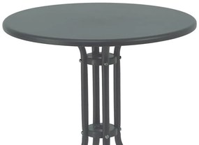 Τραπέζι Vergo ανθρακί μέταλλο Φ60x70εκ 60x60x70 εκ.